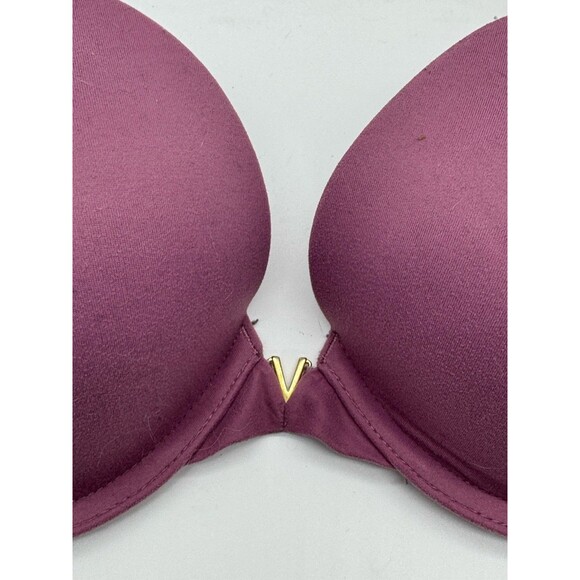 Victoria Secret Push Up Bra 32DD Purple EUC - Picture 2 of 5